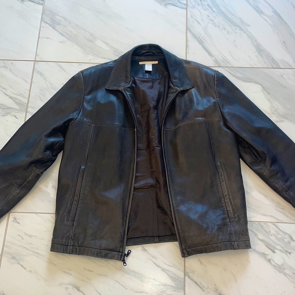 Perry Ellis Authentic leather jacket
